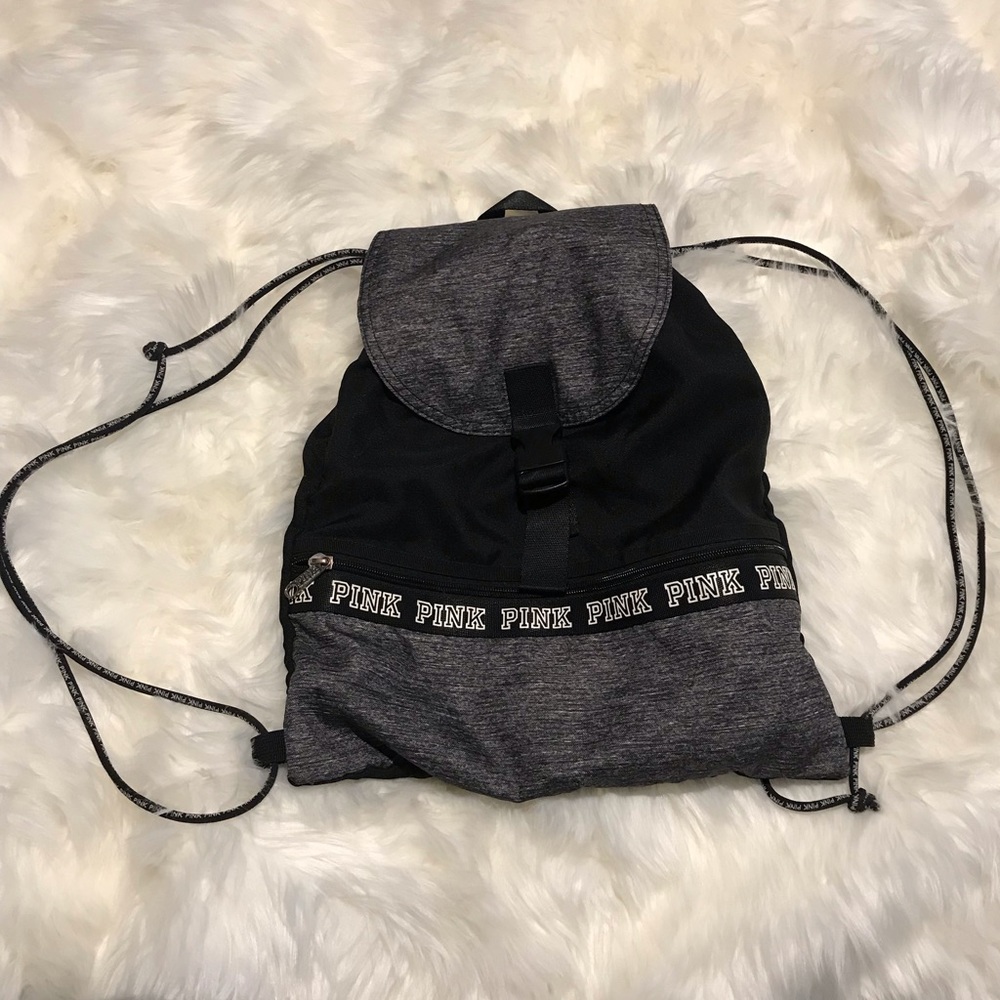 SOLD! PINK DRAWSTRING BACKPACK